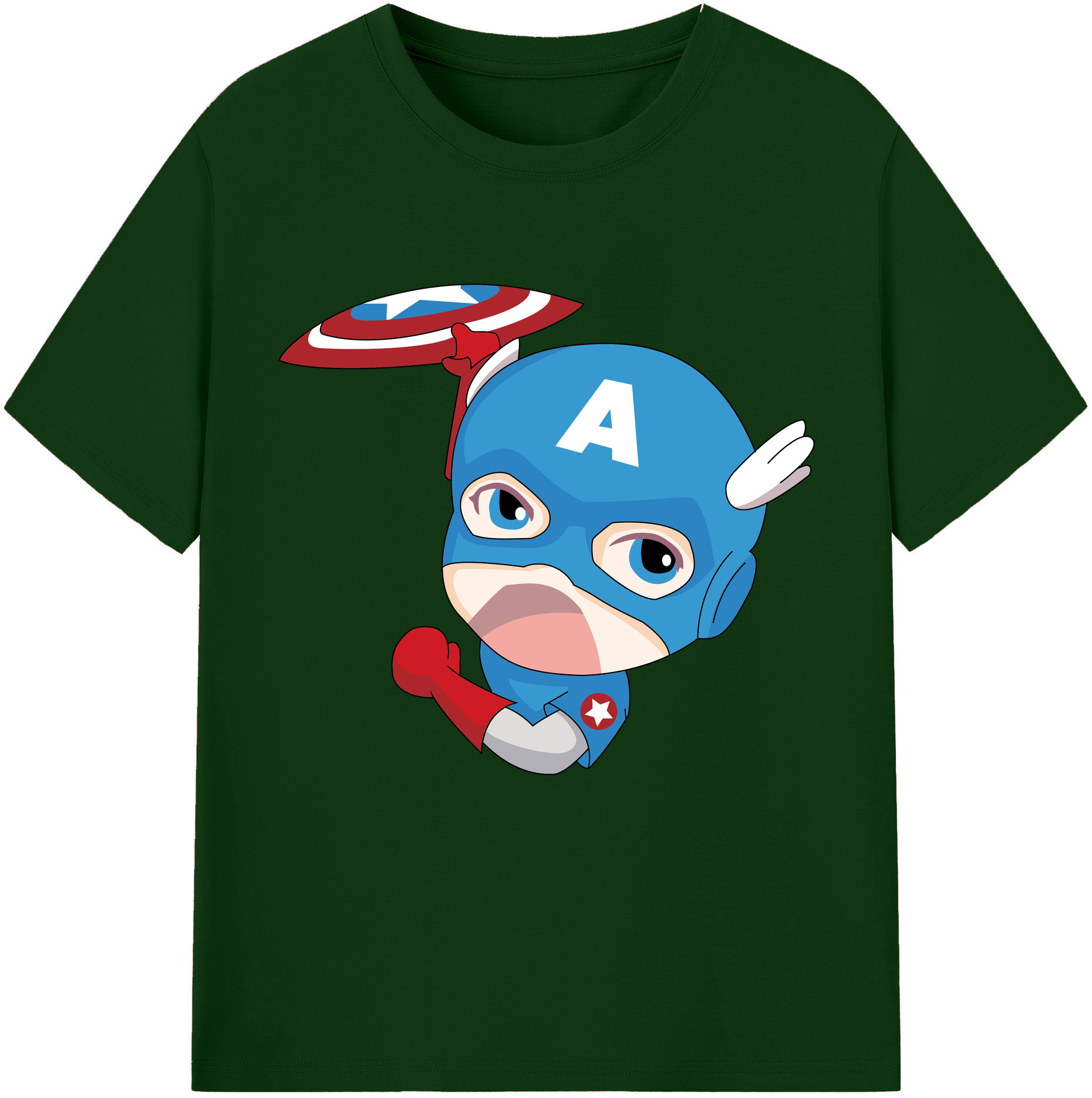 （画像用） アベンジャーズ The Avengers 綿100％半袖Tシャツ（フロントプリント）
